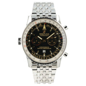 Breitling Chrono-Matic Black Dial Steel 41.5mm Automatic Mens Chronograph A41350