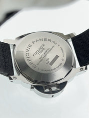 Panerai Luminor Stainless Steel Black Dial 44mm Automatic Men’s Watch PAM00024