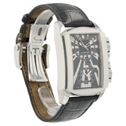 Chopard GMT Dual Time Black Dial Stainless Steel 38mm Automatic Men’s Watch 8468