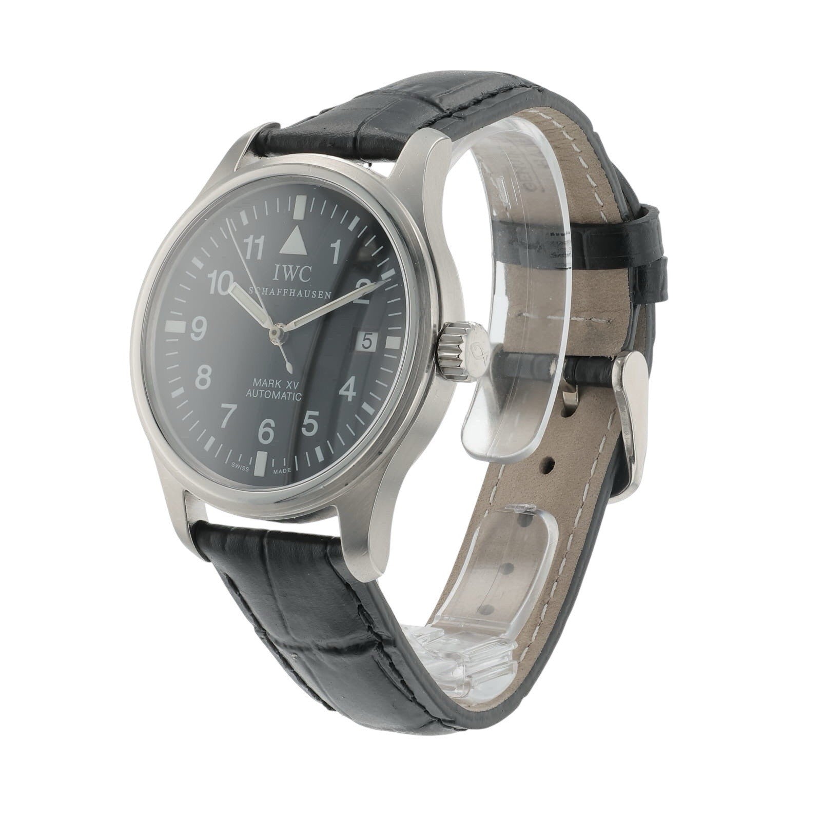IWC Pilot Mark Stainless Steel Black Dial 38mm Automatic Men’s Watch IW325301