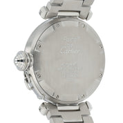 Cartier Pasha Gray Dial Stainless Steel 35mm Automatic Movement Mens Watch 2324