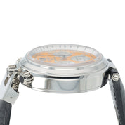 NEW 2025 Bovet Sportster Steel Orange Dial 46mm Automatic Men’s Watch SP0480