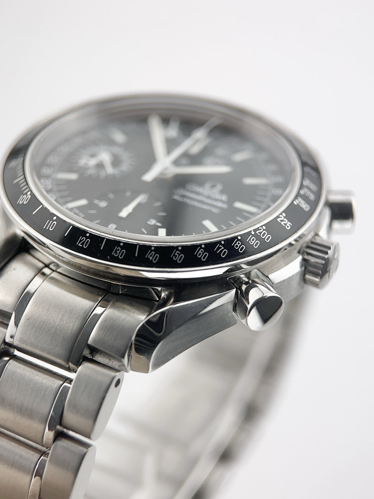 Omega Speedmaster Stainless Steel Black Dial 39mm Automatic Men’s Watch 3520.50