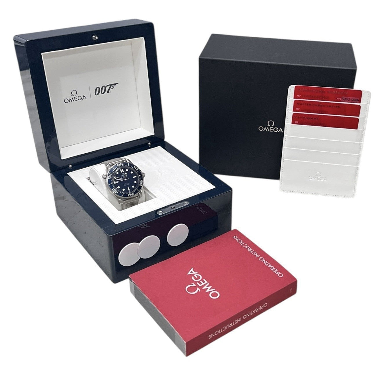 Omega Seamaster Steel Blue Dial 42mm Automatic Mens Watch 210.30.42.20.03.002