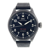IWC Big Pilot Top Gun Ceramic Black Dial 43mm Automatic Mens Watch IW329801