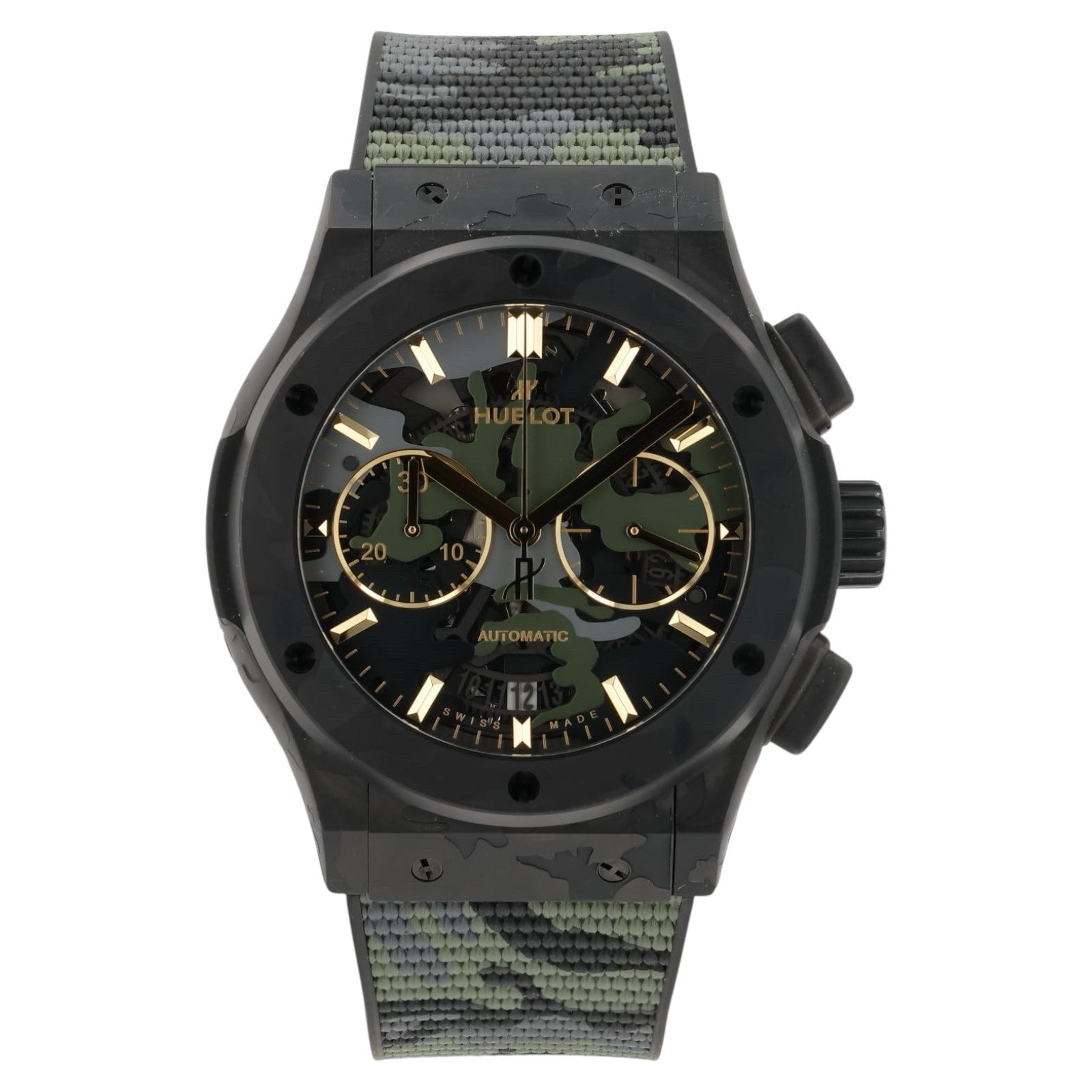 Hublot Classic Fusion Camouflage Skeleton Dial Camo Ceramic 525.CI.0181.RX.EMW22