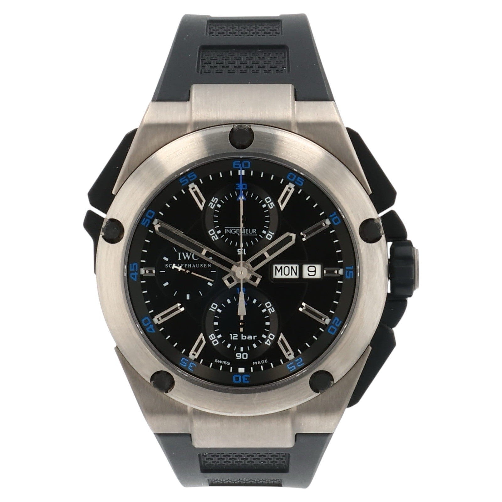 IWC  Ingenieur Double Chronograph Split Titanium 45mm Auto Men's Watch IW37650