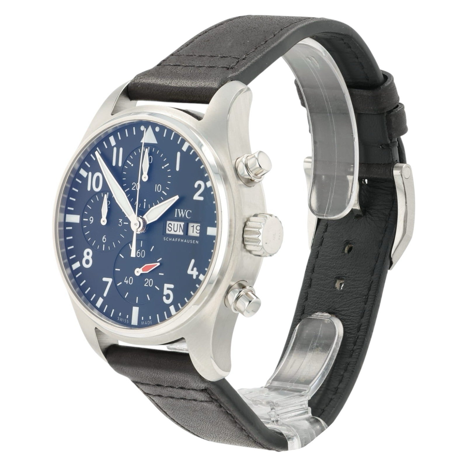 2026 IWC Pilots Chronograph Black Dial Stainless Steel 41mm Auto Men’s IW388111