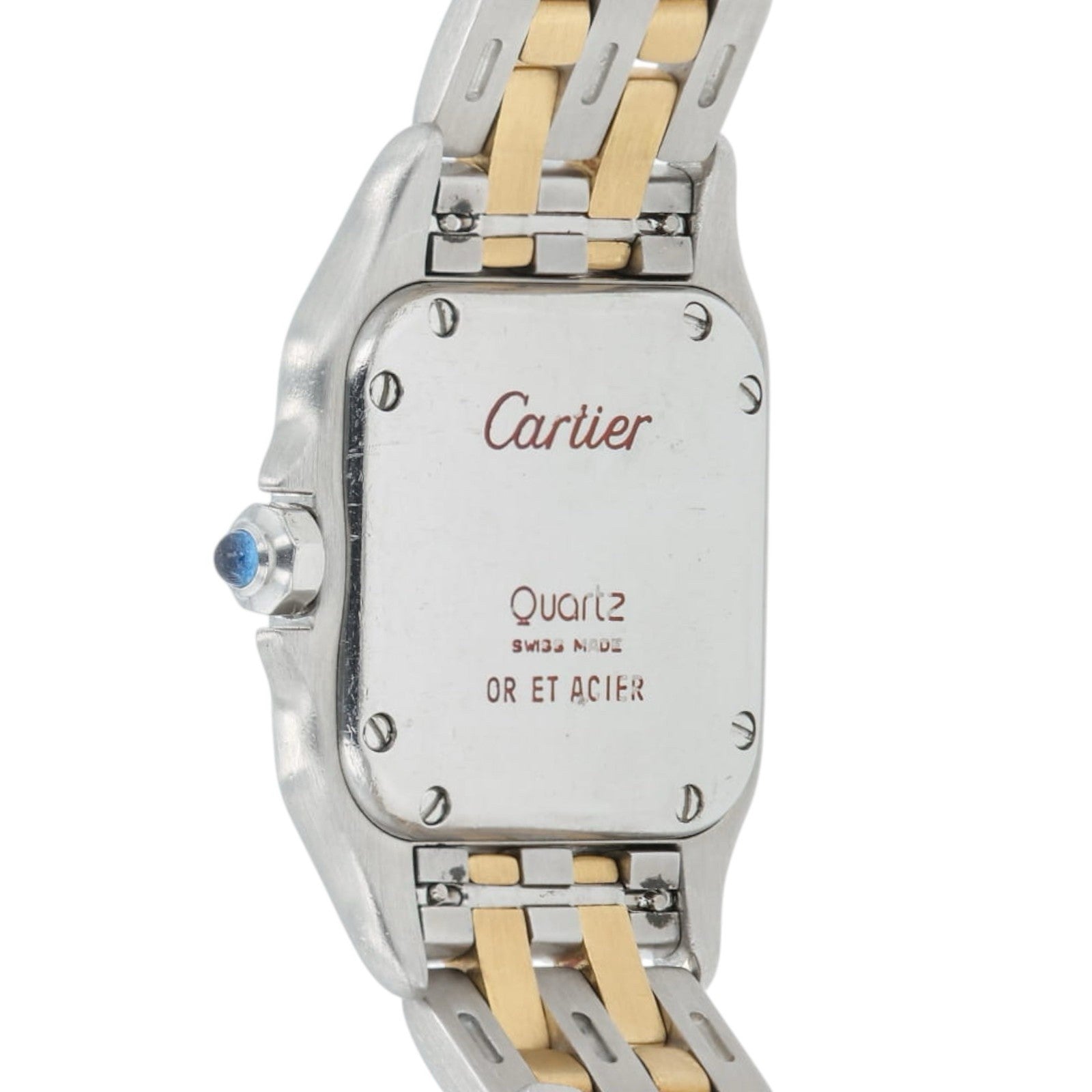 Cartier Panthere Silver Dial 18k Gold & Steel 22mm Quartz Women’s Watch 6692