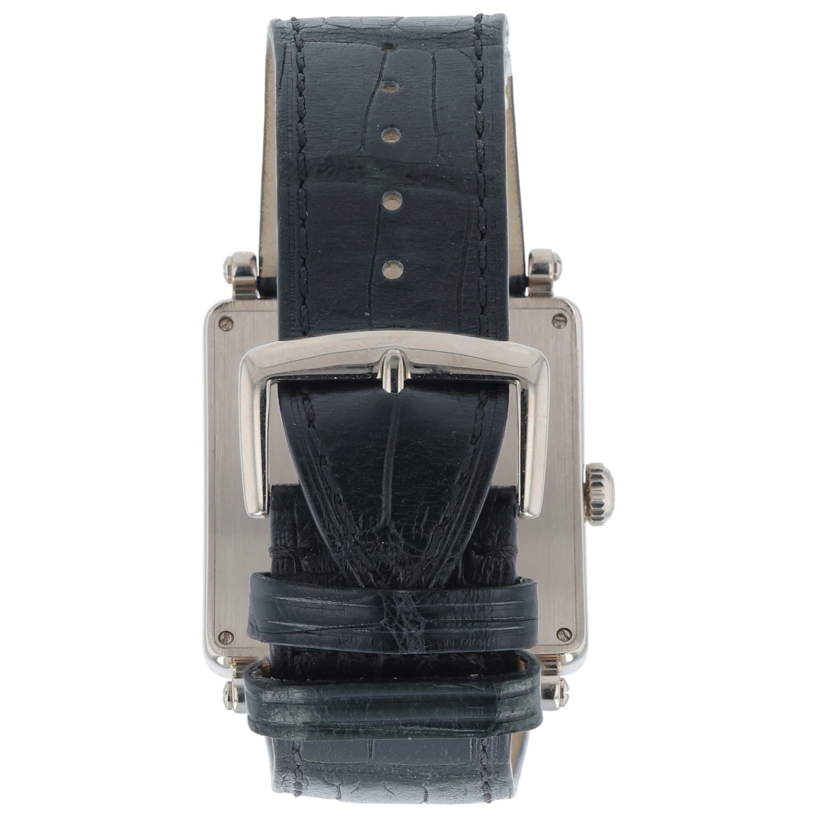 Franck Muller Master Square 18k White Gold Silver Dial 33mm Quartz 6002 M QZ V