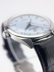 Grand Seiko Spring Drive Steel Ice Blue Dial 38.5mm Manual Wind Watch SBGY007G