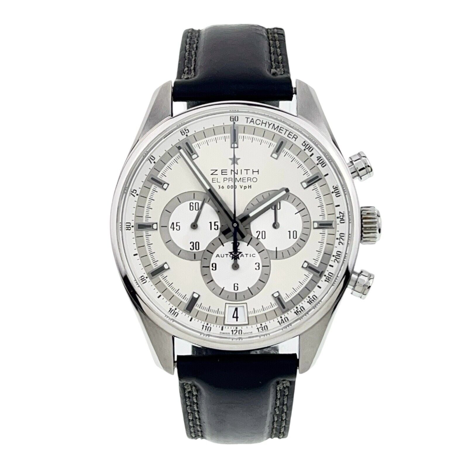 Zenith El Primero Steel Silver Color Dial 42mm Automatic Men’s Watch 03.2040.400