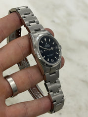 2007 Rolex Explorer 114270 Black Dial SS Oyster Engraved Rehaut No Papers 36mm