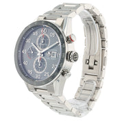 Tag Heuer Carrera Calibre Steel Grey Dial 43mm Automatic Mens Watch CAR2A11