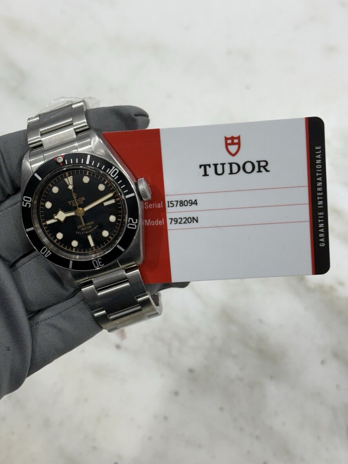 Tudor Heritage Black Bay 79220N Men's Watch Automatic 41mm Smiley Dial