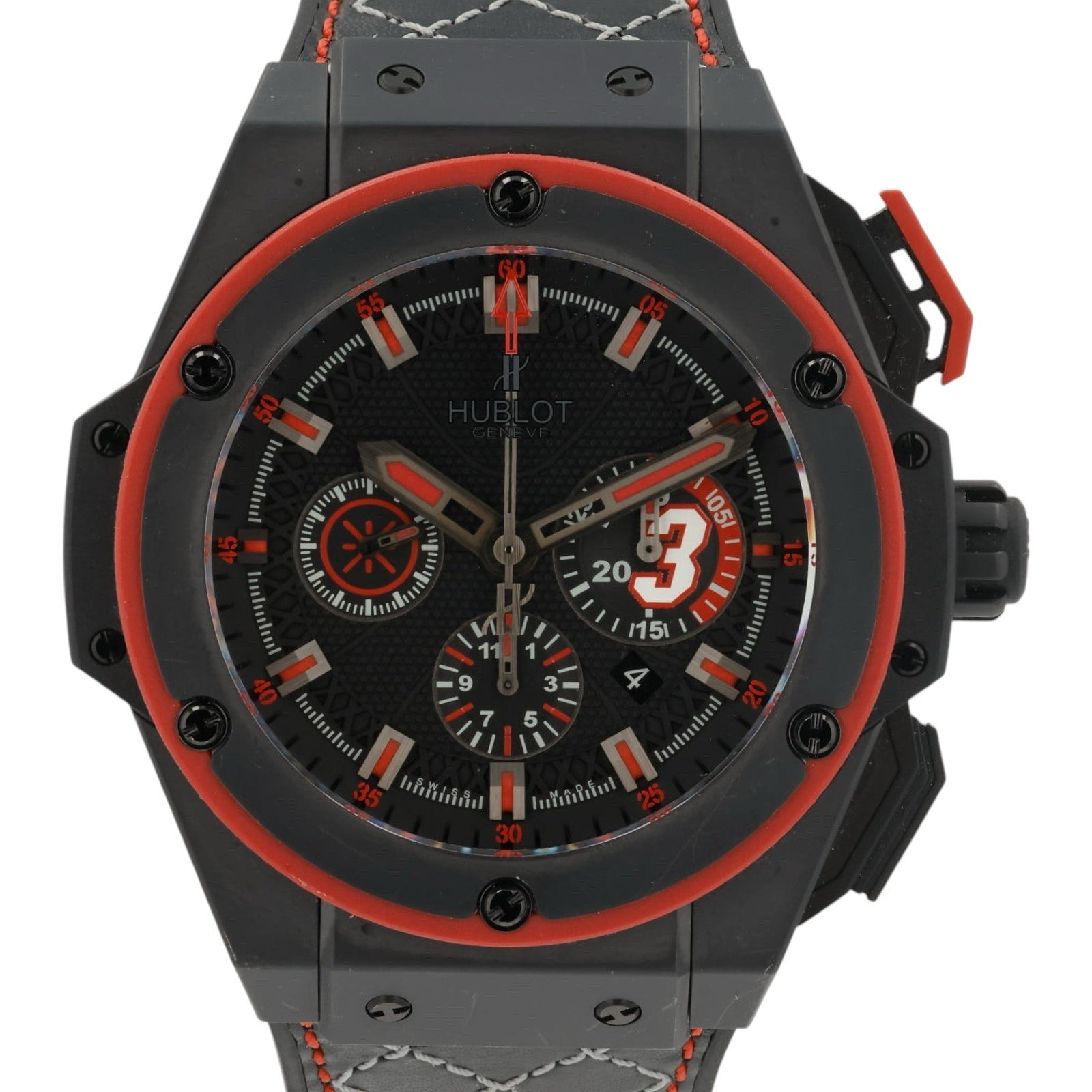 Hublot King Power Dwayne Wade Black Dial Ceramic 48mm Mens 703.CI.1123.VR.DWD11