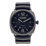 Panerai Radiomir 8 Days 45mm Ceramic Black Dial Hand Wind Men's Watch PAM00384