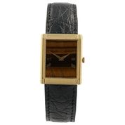 Piaget Tigers Eye Dial 18k Yellow Gold 23x28mm Manual Wind Men’s Watch 9151