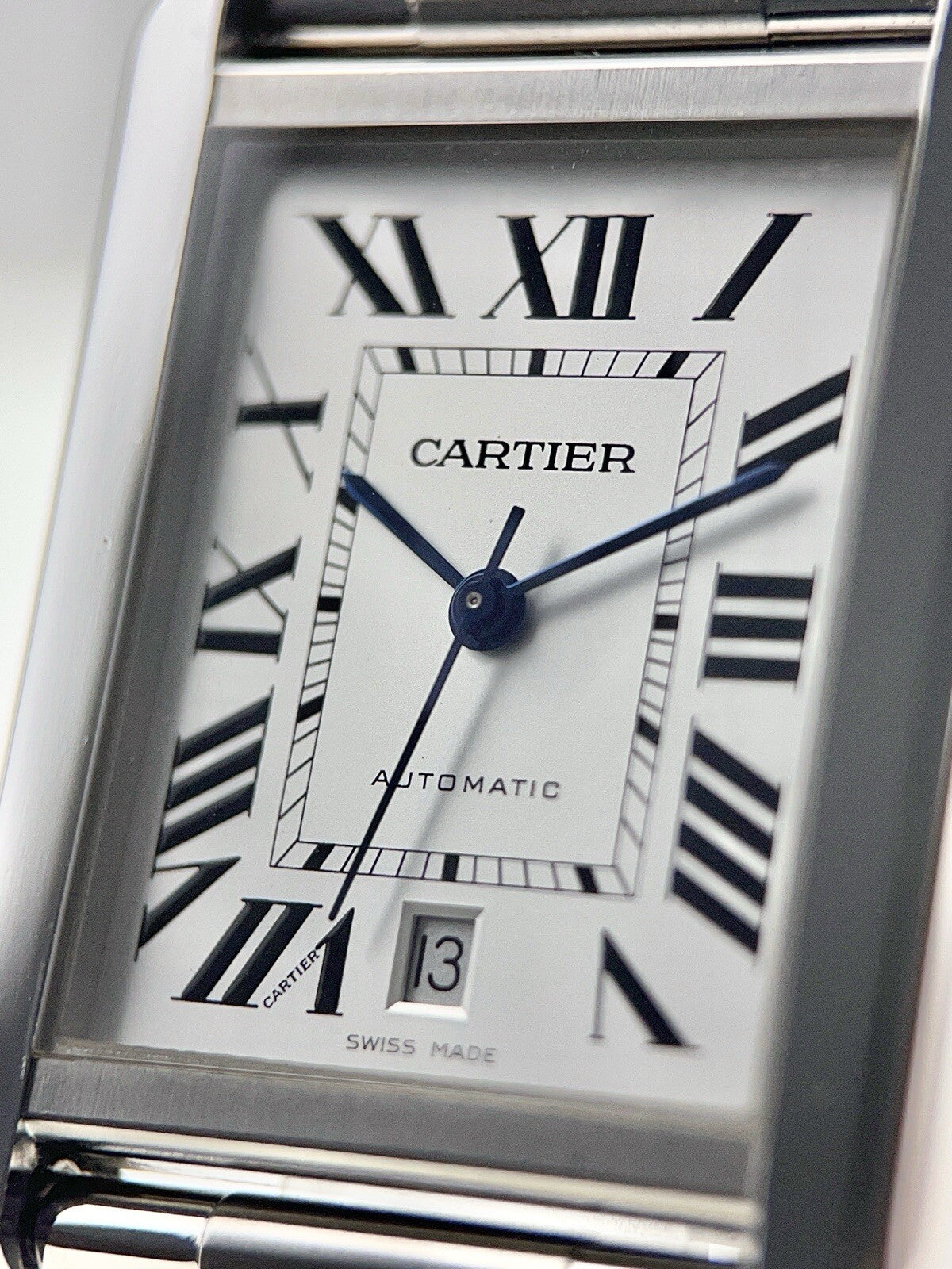 Cartier Tank Solo XL Stainless Steel 31mm Automatic Mens Watch W5200028