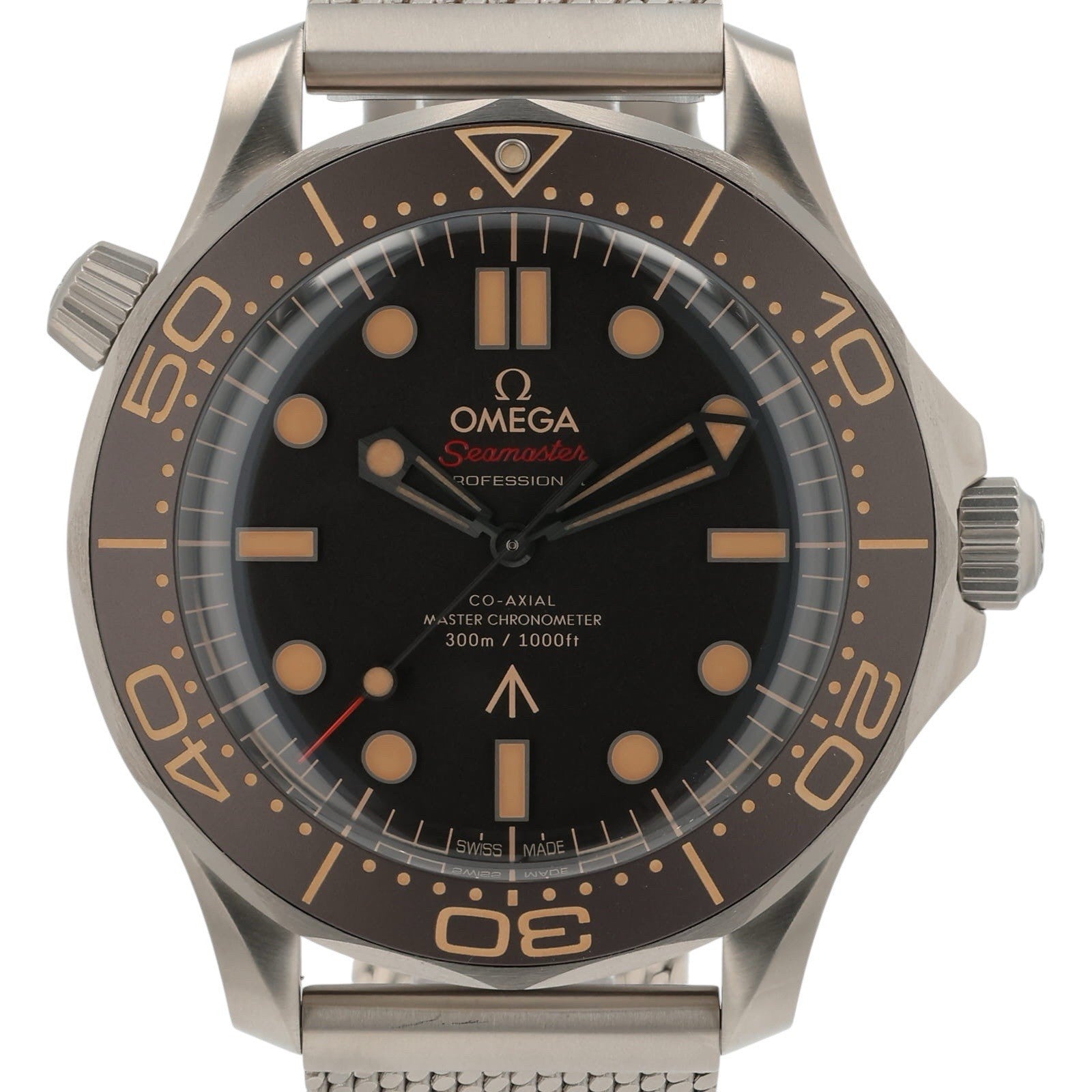 NEW 2025 Omega Seamaster NTTD Titanium Brown Dial 42mm Mens 210.90.42.20.01.001