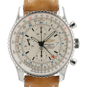 Breitling Navitimer Silver Dial Stainless Steel 46mm Automatic Mens Watch A24322