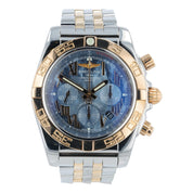 Breitling Chronomat 18k Rose Gold & Steel MOP Dial 44mm Automatic Men’s CB0110