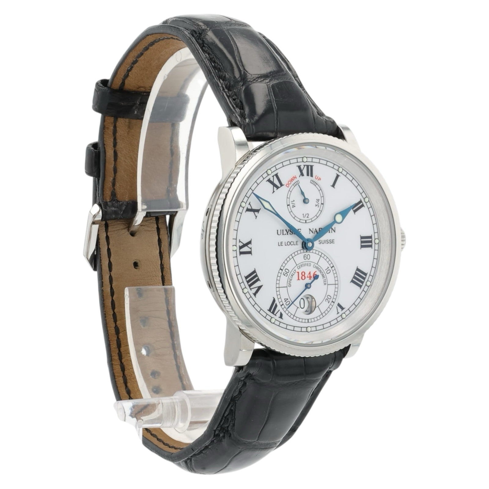 Ulysse Nardin Marine Silver Dial Stainless Steel 38mm Automatic Men’s 263-22