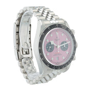 Tudor Black Bay Chrono Stainless Steel Pink Dial 41mm Automatic Mens Watch 79360