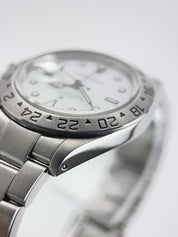 Rolex Explorer II Stainless Steel White Dial 40mm Automatic Mens Watch 16570