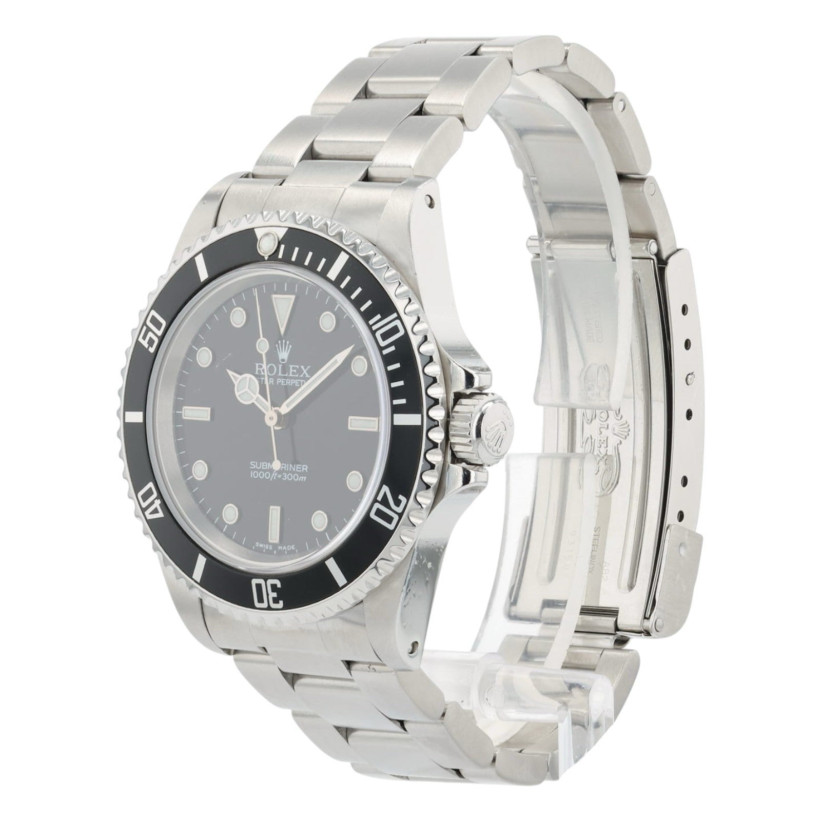 Rolex Submariner Black Dial Stainless Steel 40mm Automatic Mens Watch 14060