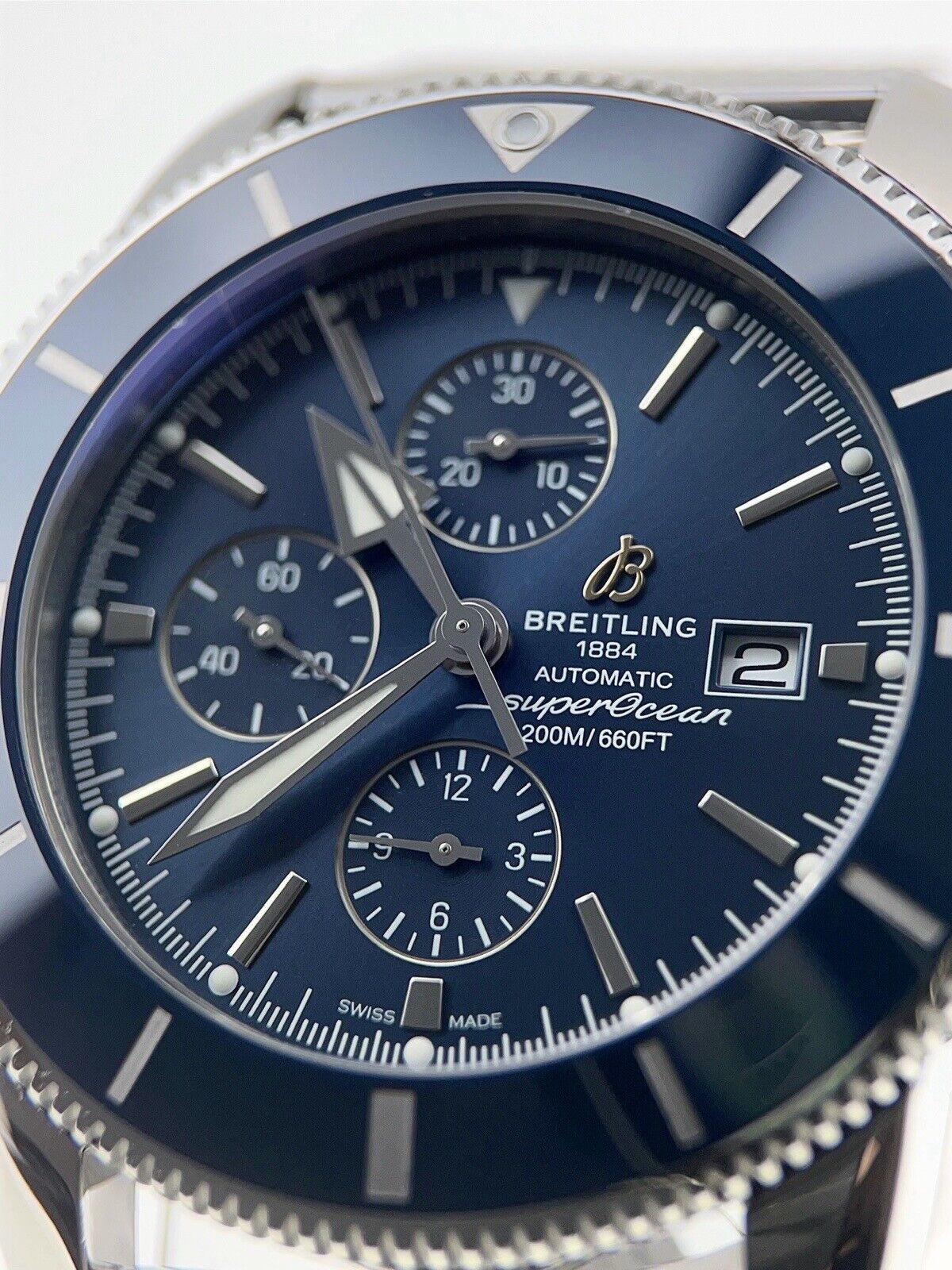 Breitling Superocean Heritage Chronograph Steel Blue 46mm Automatic Men’s Watch