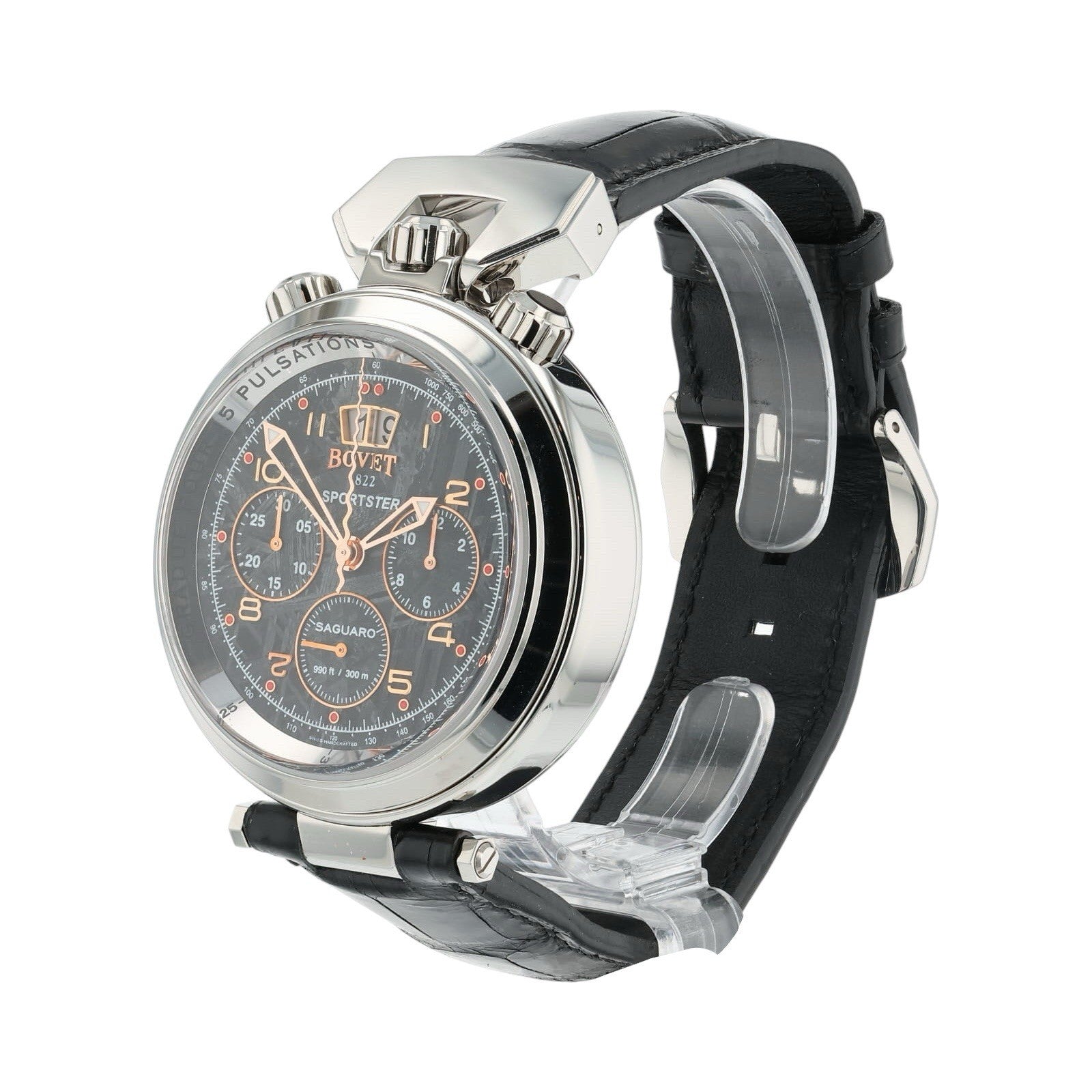 NEW 2025 Bovet Sportster Steel Meteorite Dial 46mm Automatic Men’s SP0485-MA
