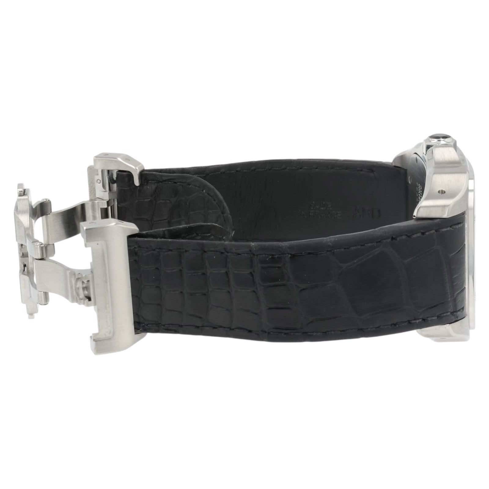 Cartier Santos Silver Dial Stainless Steel 38mm Automatic Men's Watch W20073X8