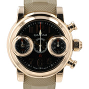 Graham Swordfish Black Dial 18k Rose Gold 46mm Automatic Men’s 2SWAR.B08A.K06B
