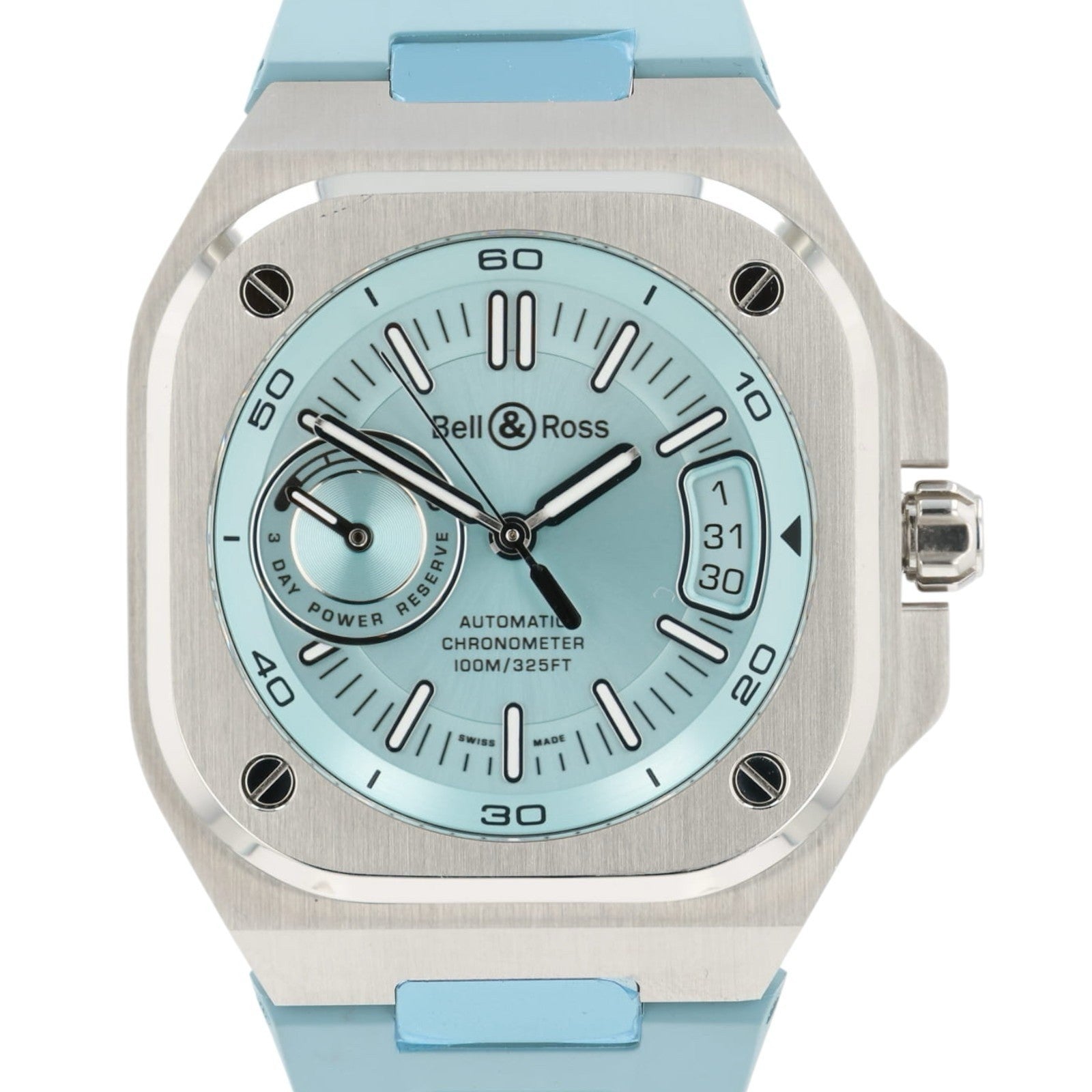Bell & Ross BRX5 Ice Blue Dial Stainless Steel 41mm Automatic Men’s Watch BRX5