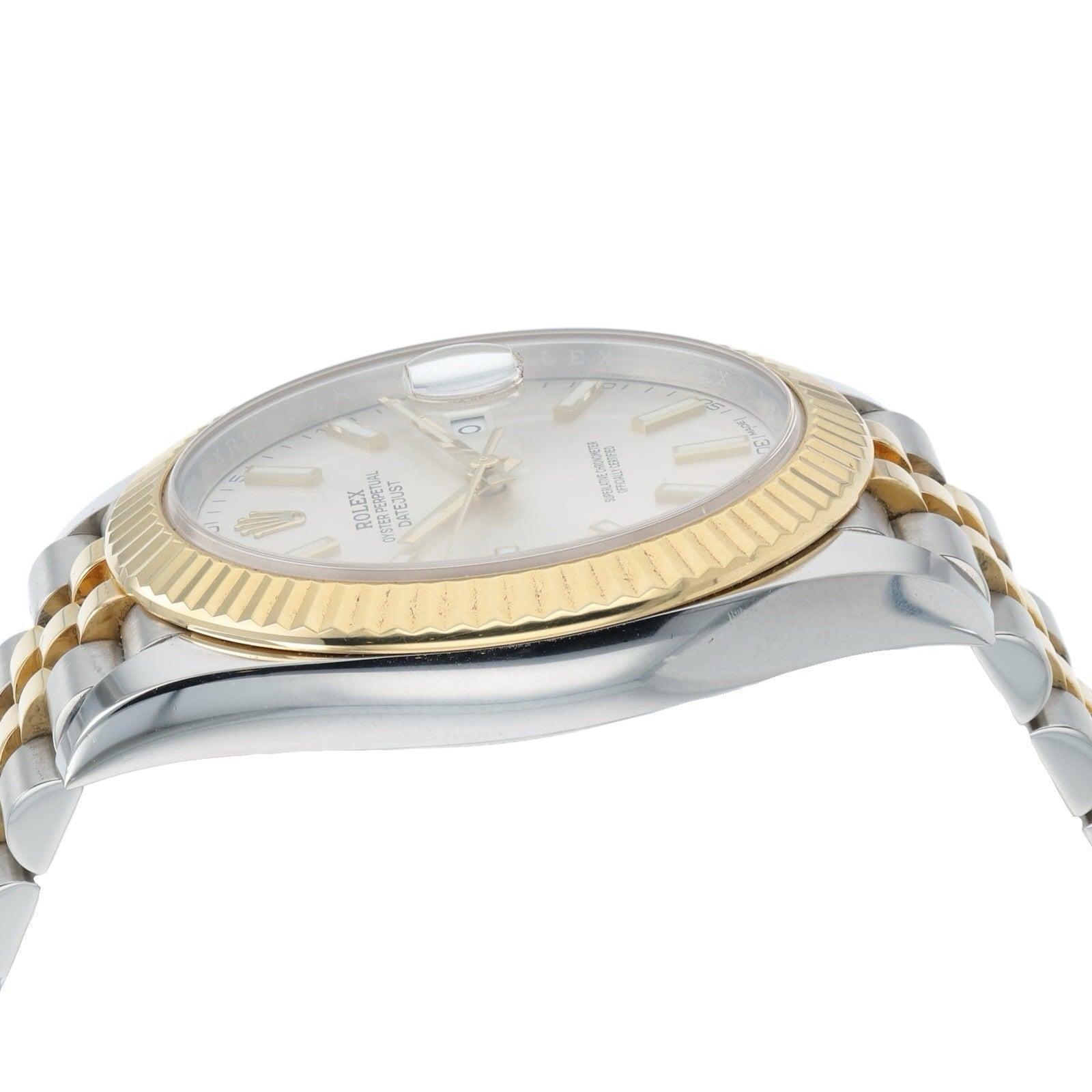 Rolex Datejust Two Tone Silver Dial Gold & Steel 41mm Automatic Men’s 126333