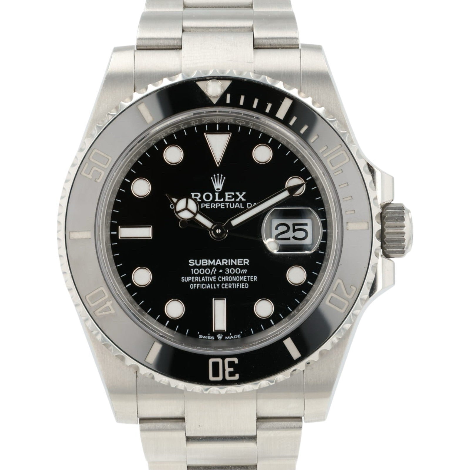 Rolex Submariner Black Dial Stainless Steel 41mm Automatic Men’s Watch 126610LN