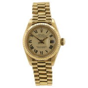 Rolex Ladies Datejust Buckley Dial 18k Yellow Gold  26mm Automatic Womens 6917
