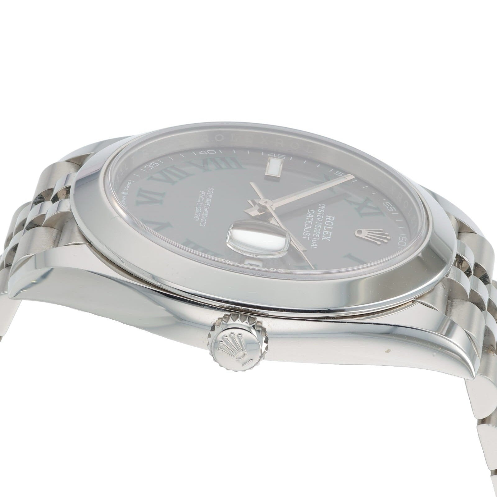 Rolex Datejust Stainless Steel Grey Dial 41mm Automatic Movement Men’s 126300