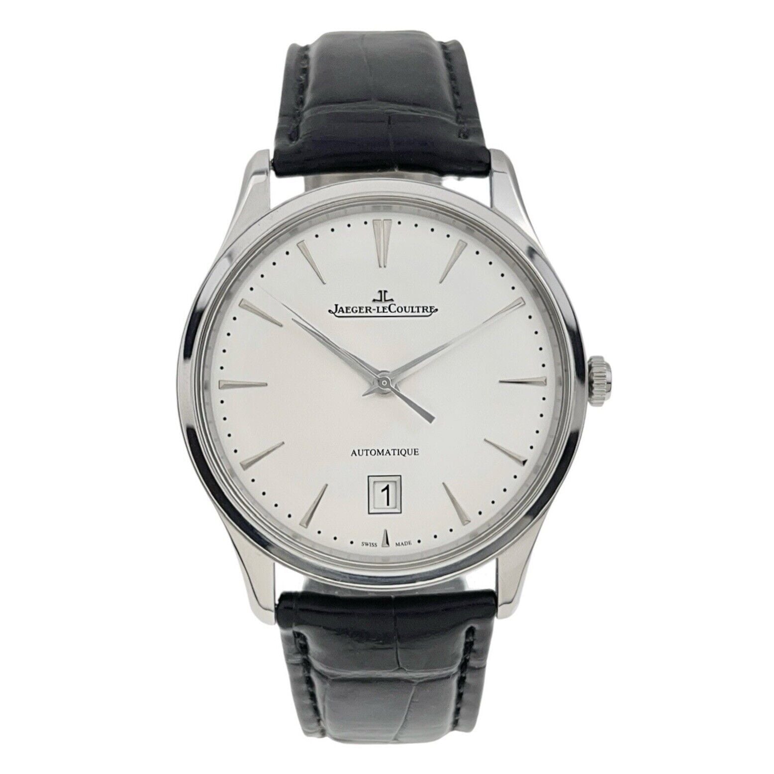 Jaeger LeCoultre Stainless Steel 39mm Automatic Men’s Watch 109.8.37.S