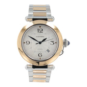 Cartier Pasha Gold & Steel Silver Dial 41mm Automatic Men’s Watch W2PA0009