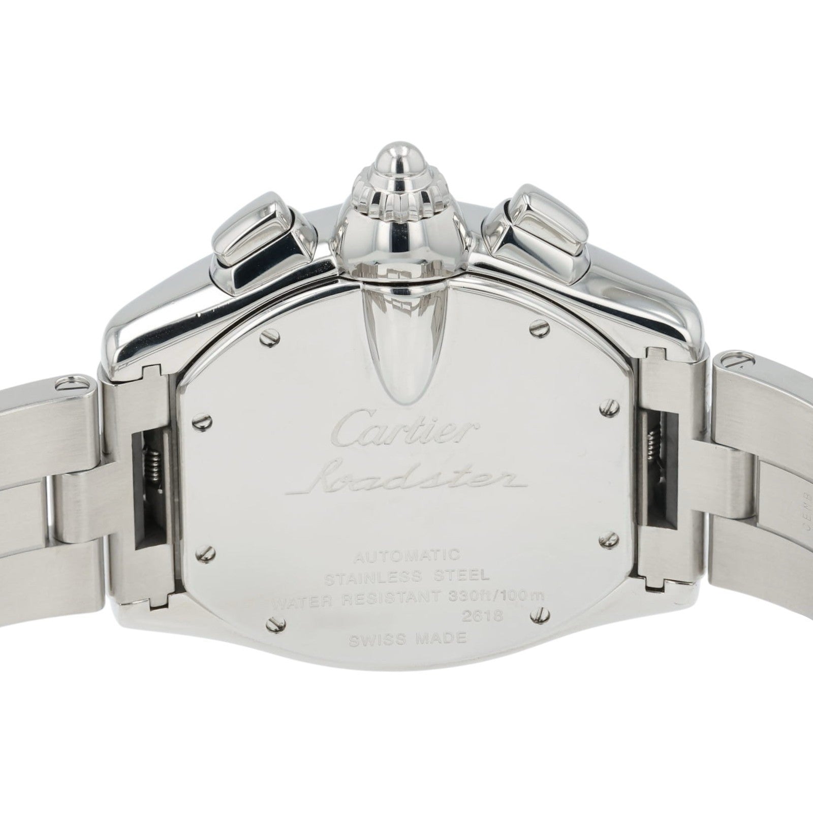 Cartier Roadster Silver Dial Stainless Steel 43mm Automatic Men’s Watch W62019X6