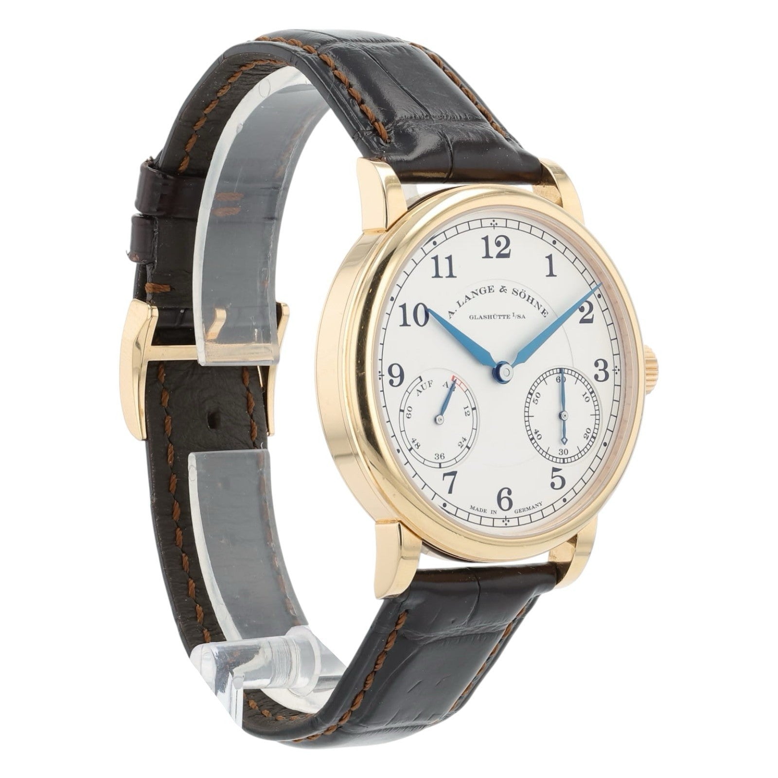 A. Lange & Sohne Silver Dial 18k Rose Gold 39mm Manual Wind Men’s Watch 234.032