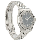 Tudor Hydronaut Prince Date Black Dial Stainless Steel 40mm Automatic Mens 89190