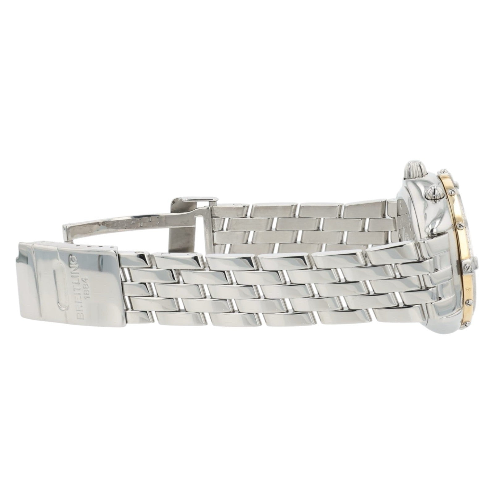 Breitling Cockpit White Dial Gold & Steel 37mm Automatic Men’s Watch D30011