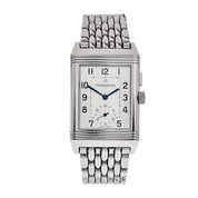 Jaeger-LeCoultre Reverso Steel Black & Silver Dial 26mm Manual Watch 272.8.54