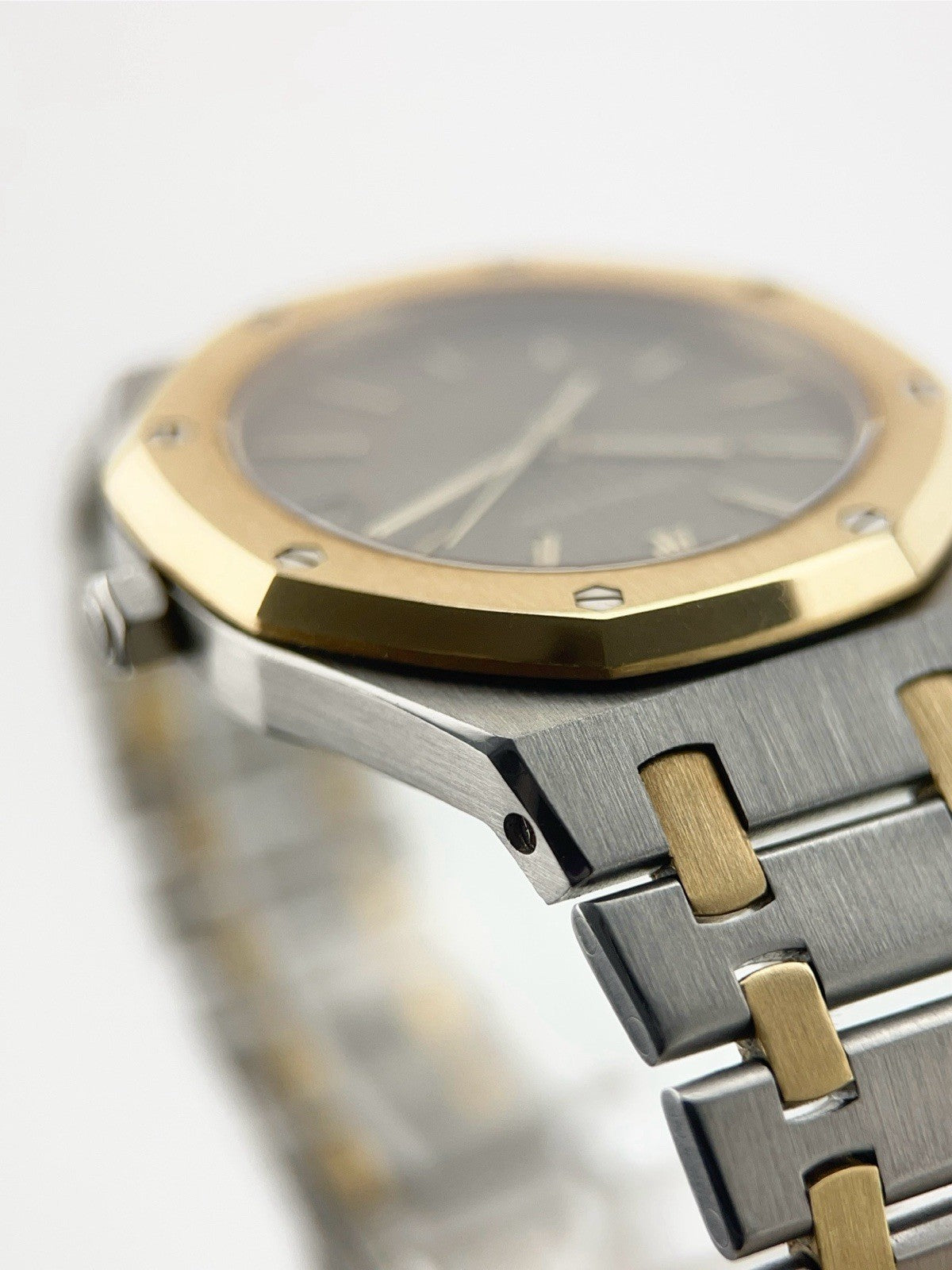 Audemars Piguet Gold & Steel Brown Dial 35mm Quartz Men’s Watch 56023SA