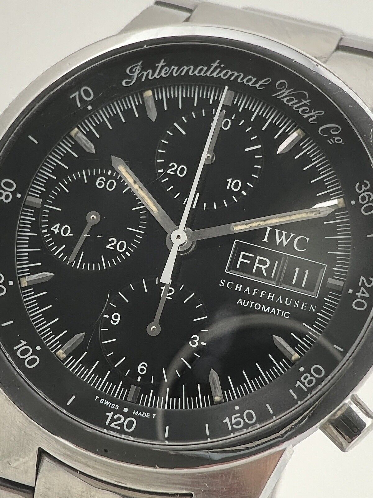 IWC SCHAFFHAUSEN GST chronograph IW370708 Day&Date Automatic Mens Watch