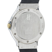 Hublot Classic MDM Black Dial Gold & Steel 36mm Quartz Men's Watch 1521.2