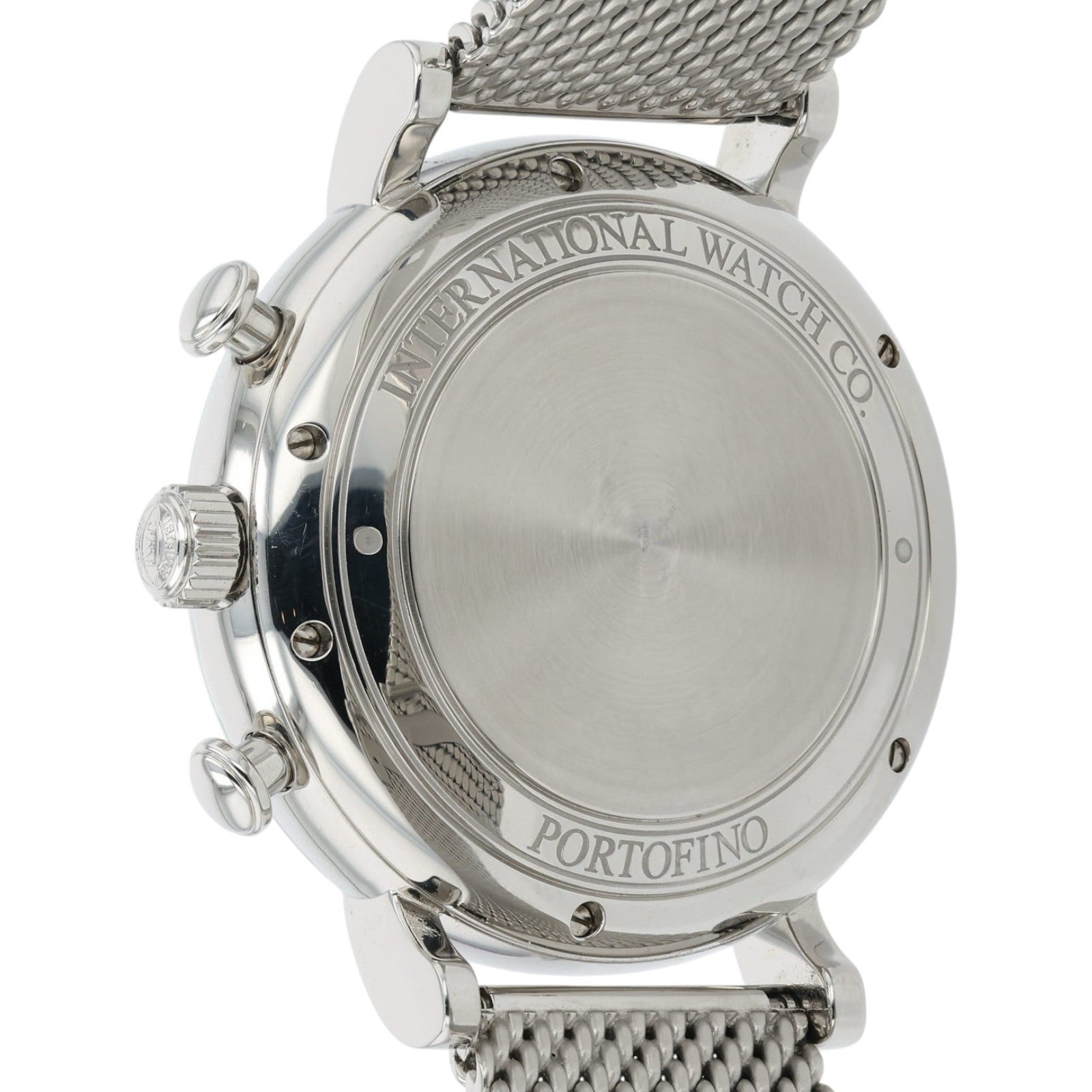 IWC Portofino Chronograph Steel Black Dial 42mm Automatic Mens Watch IW391010